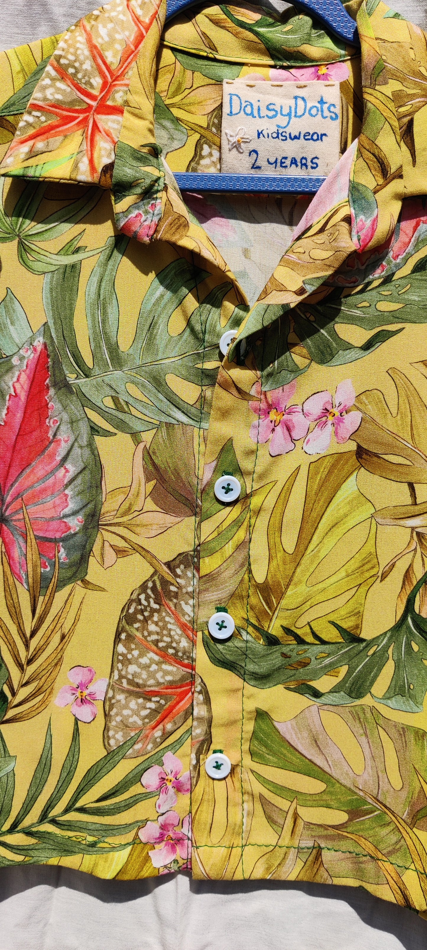 Jungle Print Button Up Shirt