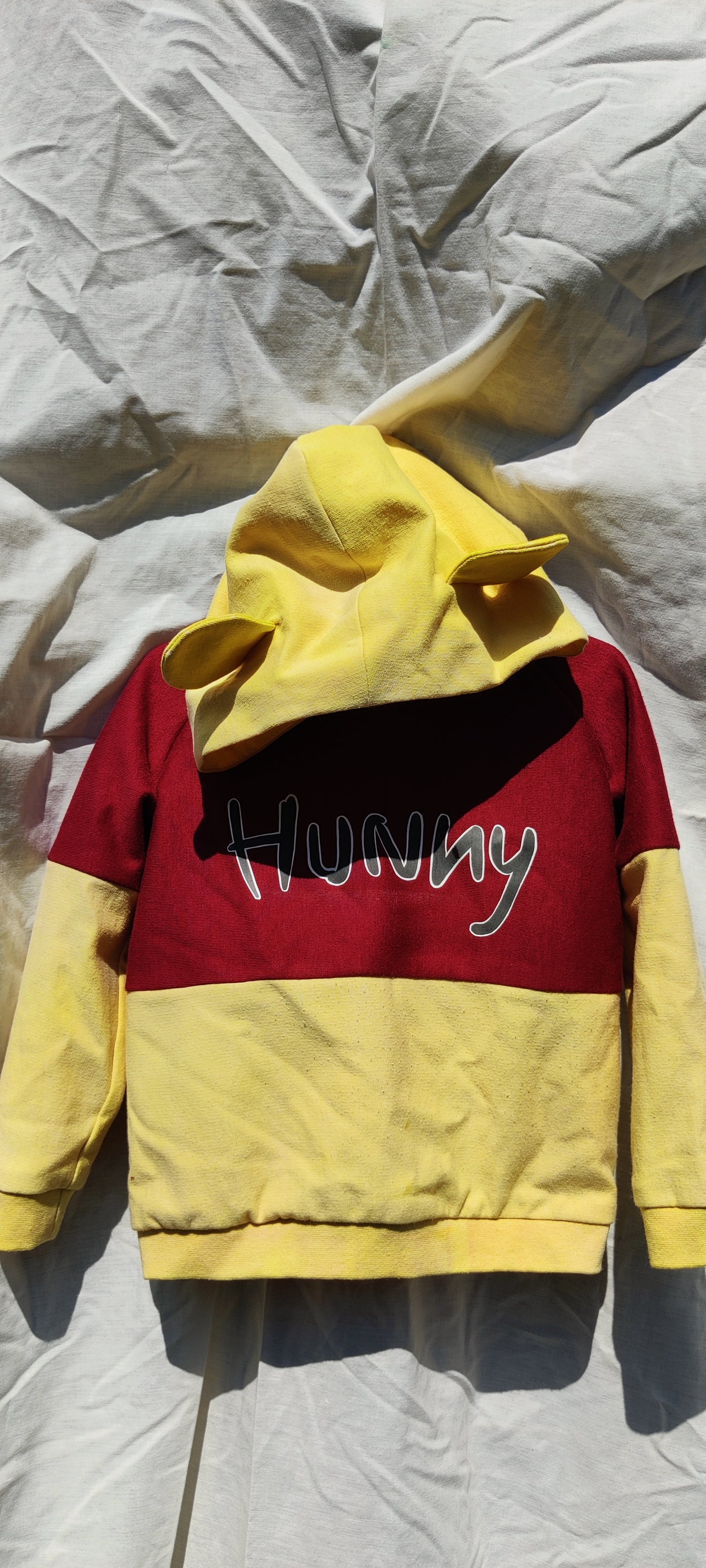 Pooh Bear Upcycled Hoodie
