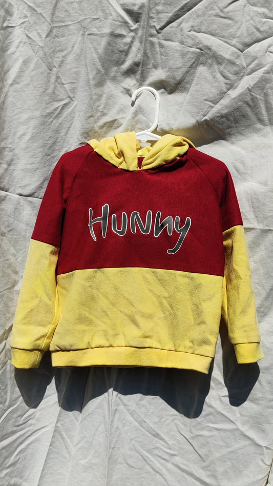 Pooh Bear Upcycled Hoodie
